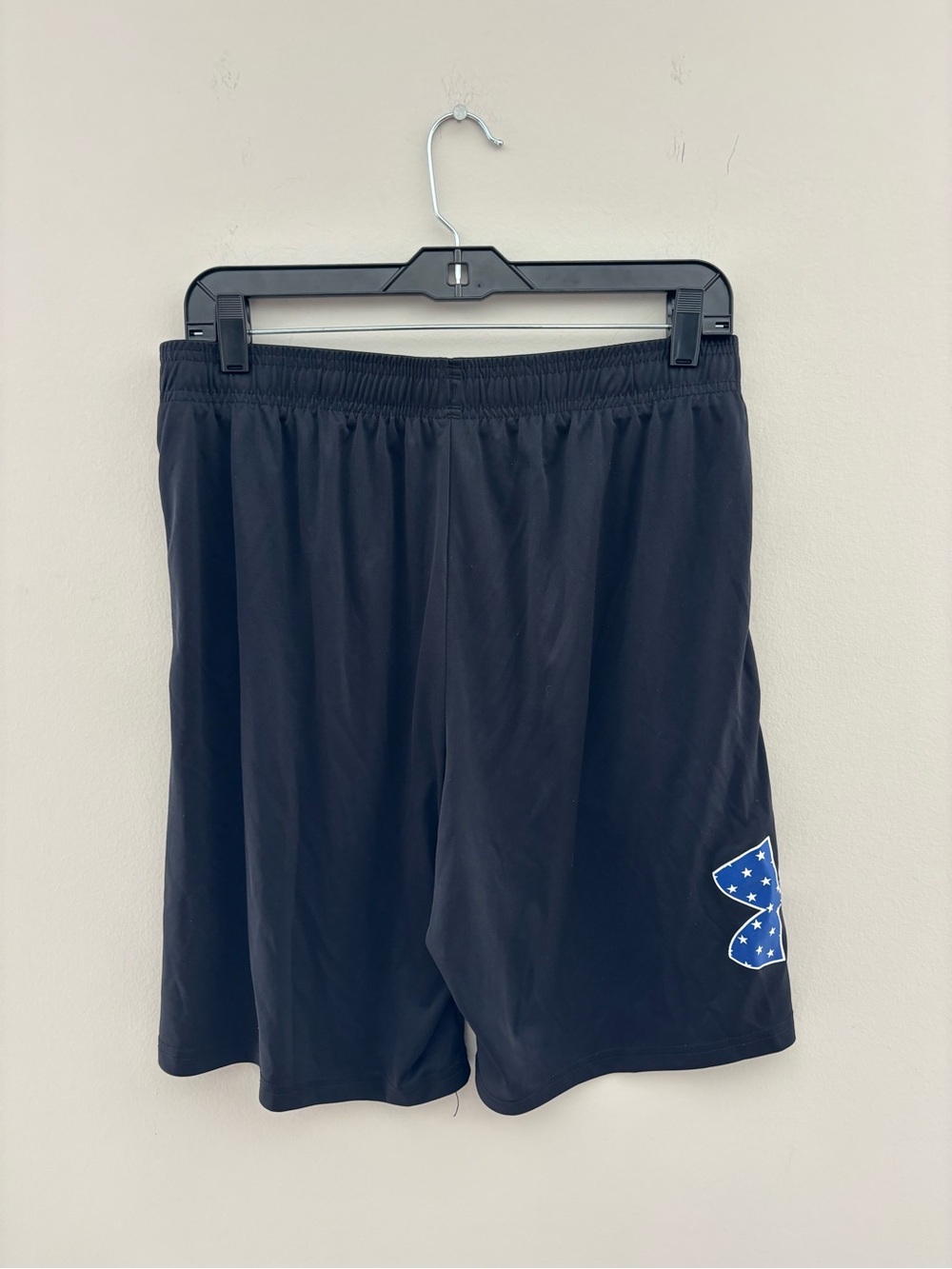 Under Armour Freedom Black Athletic Shorts Men's Size L UA Training Gym Shorts - Picture 3 of 5